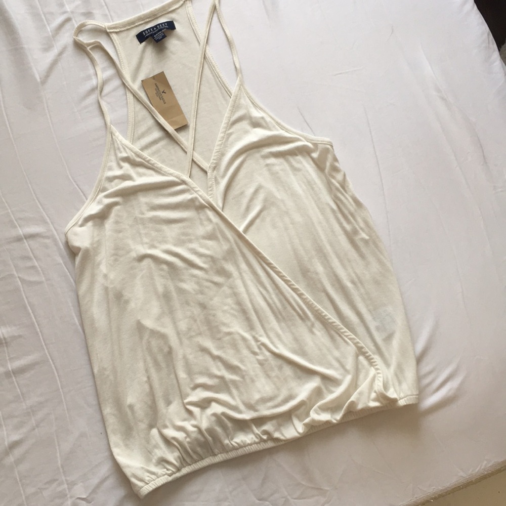 White cross front tank